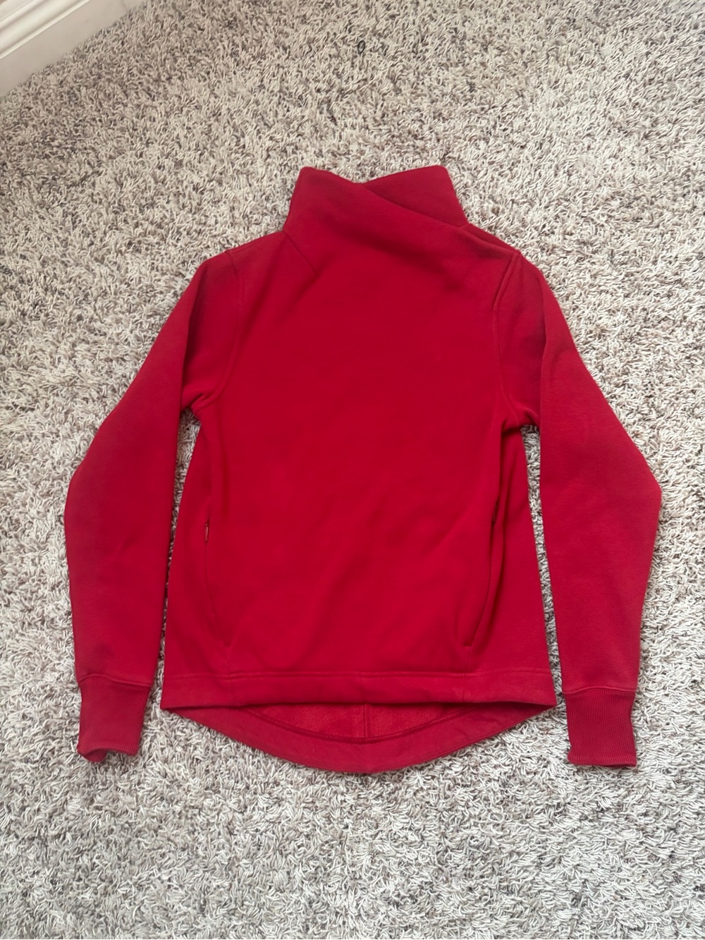 Athleta Cozy Karma II Sweatshirt XXS — Red